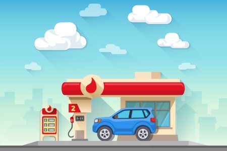 Автозаправка для детей