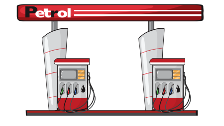 Автозаправка мультяшная