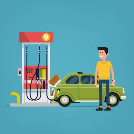 Бензин иллюстрация