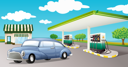 Мультяшная АЗС