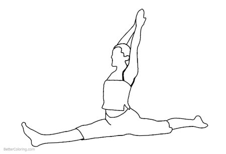 Нарисовать шпагат