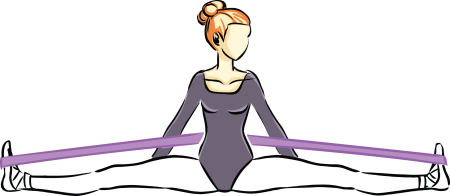 Шпагат зарисовка