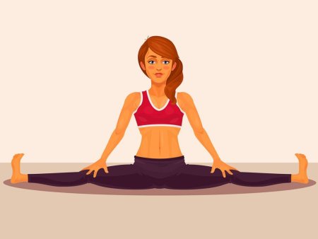 Гимнастка мультяшная