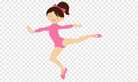 Раскраска гимнастка на шпагате