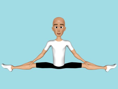 Нарисовать шпагат