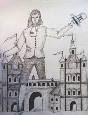 Путешествие Гулливера раскраска