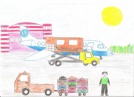 Аэропорт иллюстрация