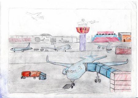 Иллюстрация на тему аэропорт