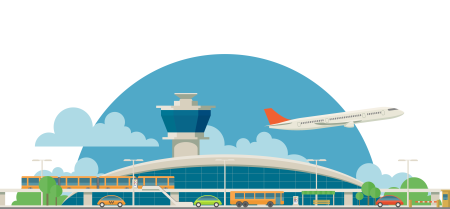 Нарисовать аэропорт