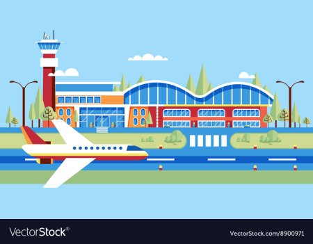 Детские рисунки аэропорта