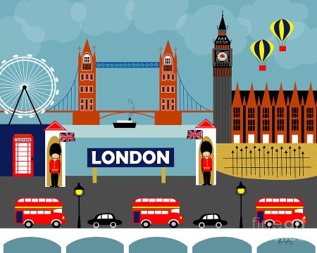 Лондон плакат