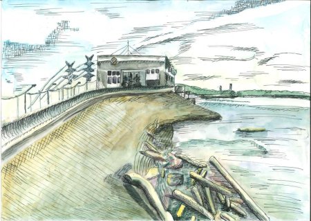 ГЭС рисование с детьми