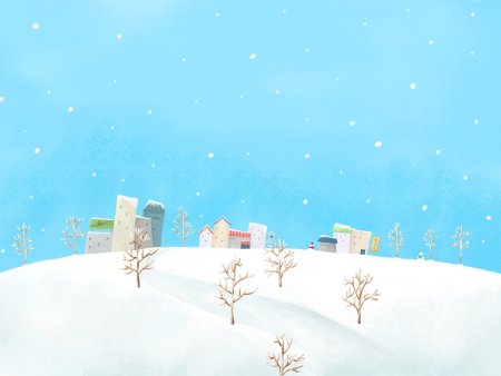 Фон зимний детский