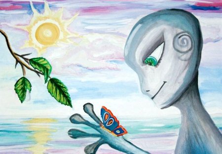 Рисунок на тему фантастика