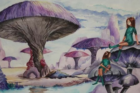 Фантастика детский рисунок