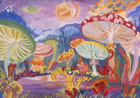 Фантастический детский пейзаж