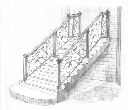 Эскиз крыльца