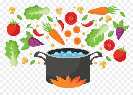 Кастрюля с овощами для детей