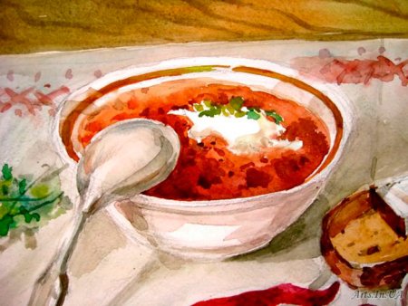 Борщ картина