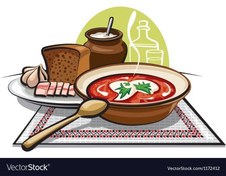 Обед иллюстрация