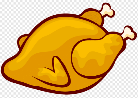 Жареная курица мультяшная