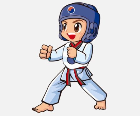 Тхэквондо мультяшные