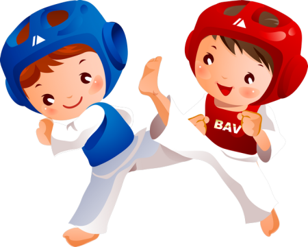 Тхэквондист рисунок для детей