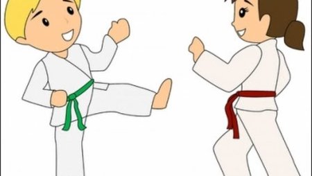 Рисунок на тему каратэ