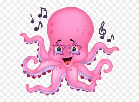 Осьминог мультяшный