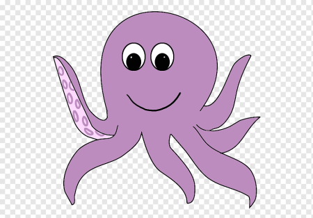 Осьминог рисунок
