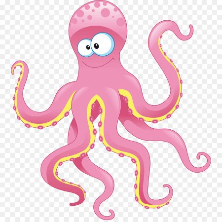 Осьминог из мультика