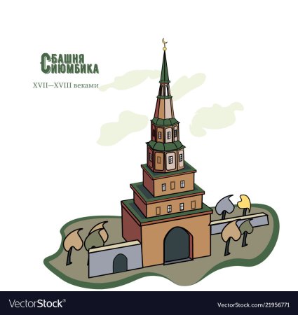 Сююмбике царица Казанская рисунок