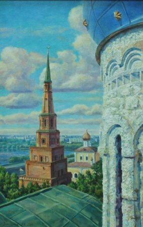 Башня Сююмбике Казань рисунок детский