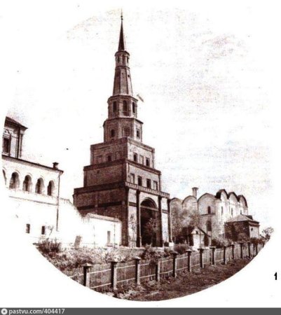 Башня Сююмбике рисунок