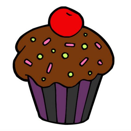 Рисунок кексика