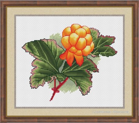 Вышивка крестом Морошка схема