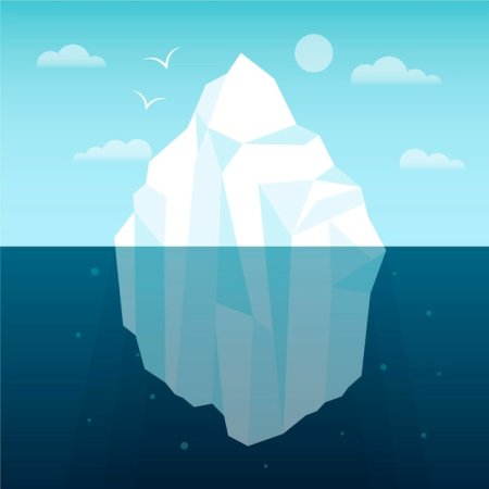 Айсберг иллюстрация