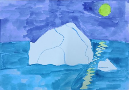 Айсберг нарисованный