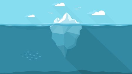 Айсберг рисунок