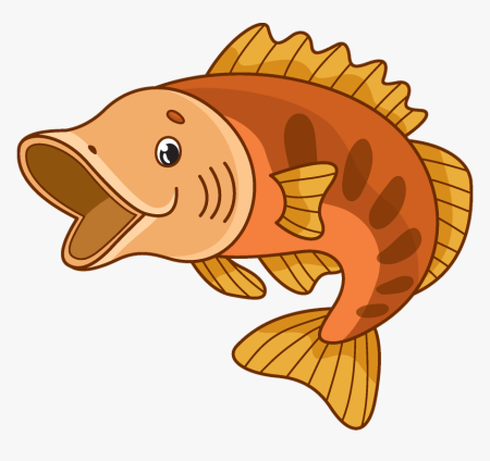 Рыбка клипарт на прозрачном фоне