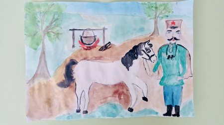 Чапаев рисунок