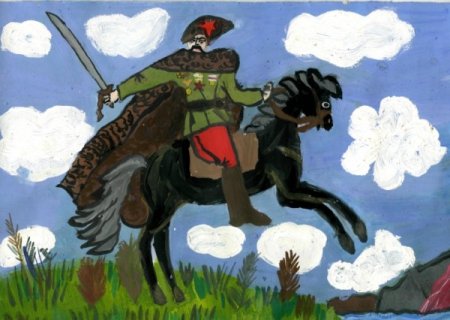 Чапаев нарисовать
