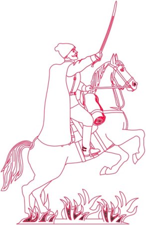 Чапаев как нарисовать