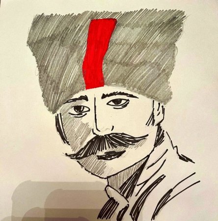 Чапаев рисунок
