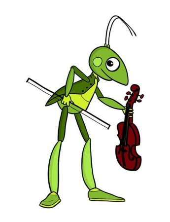 Кузнечик рисунок