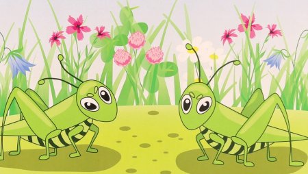Кузнечик рисунок для детей
