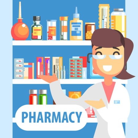 Аптека иллюстрация