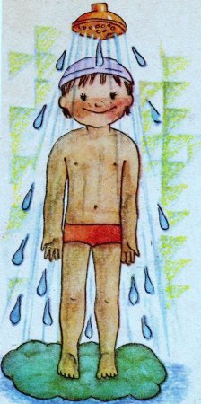 Контрастный душ для детей