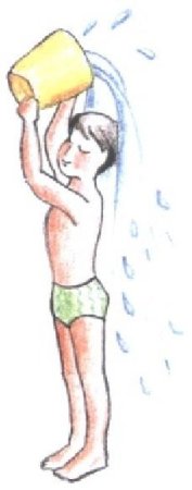 Рисунок на тему закаливание