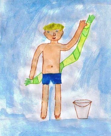 Закаливание рисунок